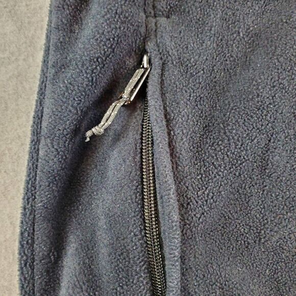 Columbia Jacket Mens Small Black Soft Fleece Outdoor Full Zip - Picture 2 of 8